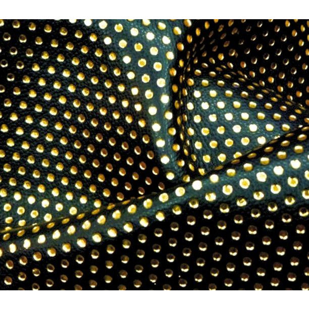 BLPGL220 Black and Gold Polka Dot