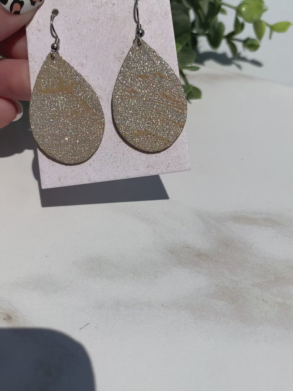 Mini lágrima cebra brillante