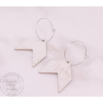 Aro de corcho blanco con forma de chevron