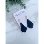 Gota de diamante bañada en oro de 18 quilates
